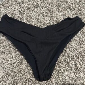 SHEIN Black High-Cut Bikini